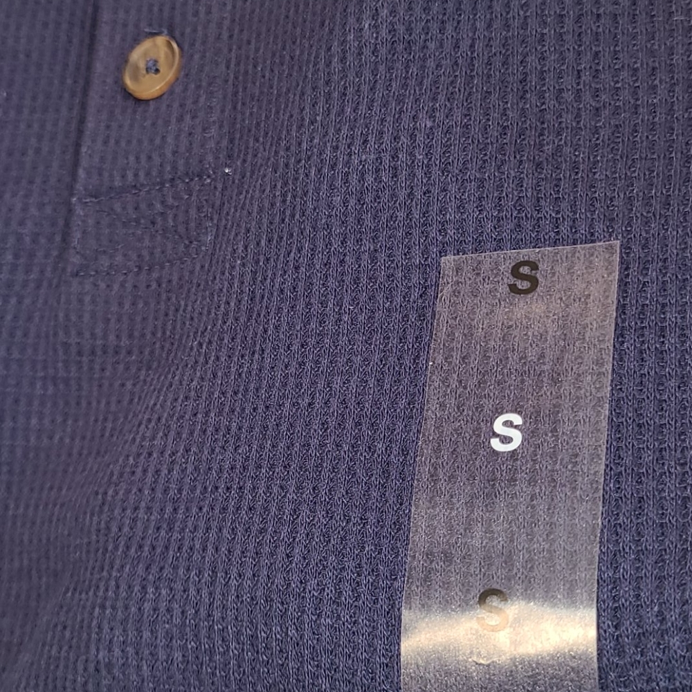 Club Rm Henley thermal navy blue - Picture 5 of 16